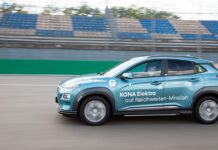 Hyundai Kona elettrica – più di 1000 Km con una ricarica, è record!