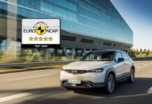 Sicurezza a 5 stelle per l’elettrica di Mazda