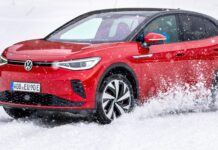 La nuova ID.5 GTX mantiene la carreggiata in sicurezza anche sulla neve