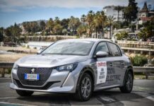 Peugeot e-208 apripista al 69° Rally di Sanremo Peugeot e 208