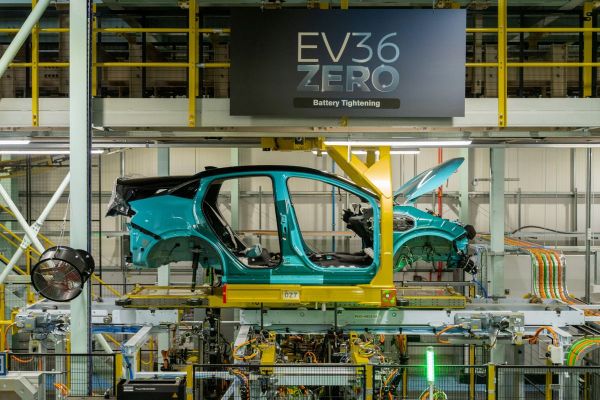 Nissan LEAF at battery marriage in Trim and Chassis