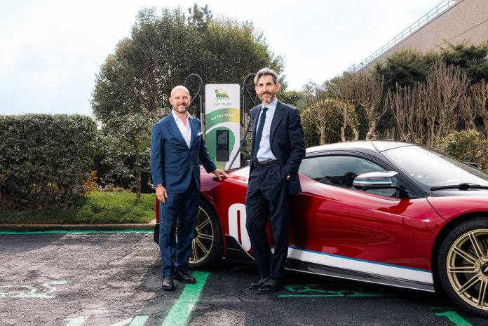 Paolo Martini, CEO Plenitude on the Road, e Paolo Dellachà, CEO Pininfarina_