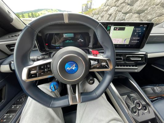 ALPINE A290 GTS interior dashboard 