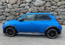 ALPINE A290 GTS – LA PROVA DELLA SPORTIVA ELETTRICA COMPATTA ALPINE A290 GTS side profile