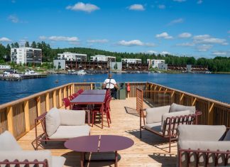 LA NUOVA FRONTIERA YAMAHA – IL SAUNABOAT A IDROGENO PRENDE FORMA IN FINLANDIA Yamaha Motor and the Finnish NGO CefmoF are working together on the development of a hydrogen-powered sauna boat as part of a PoC project