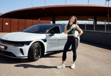 GÉRALDINE DI TIZIO FREY X ZEEKR – «NELLO SPRINT NON C’È UNA SECONDA CHANCE» Géraldine Di Tizio Frey with his Zeekr 7GT