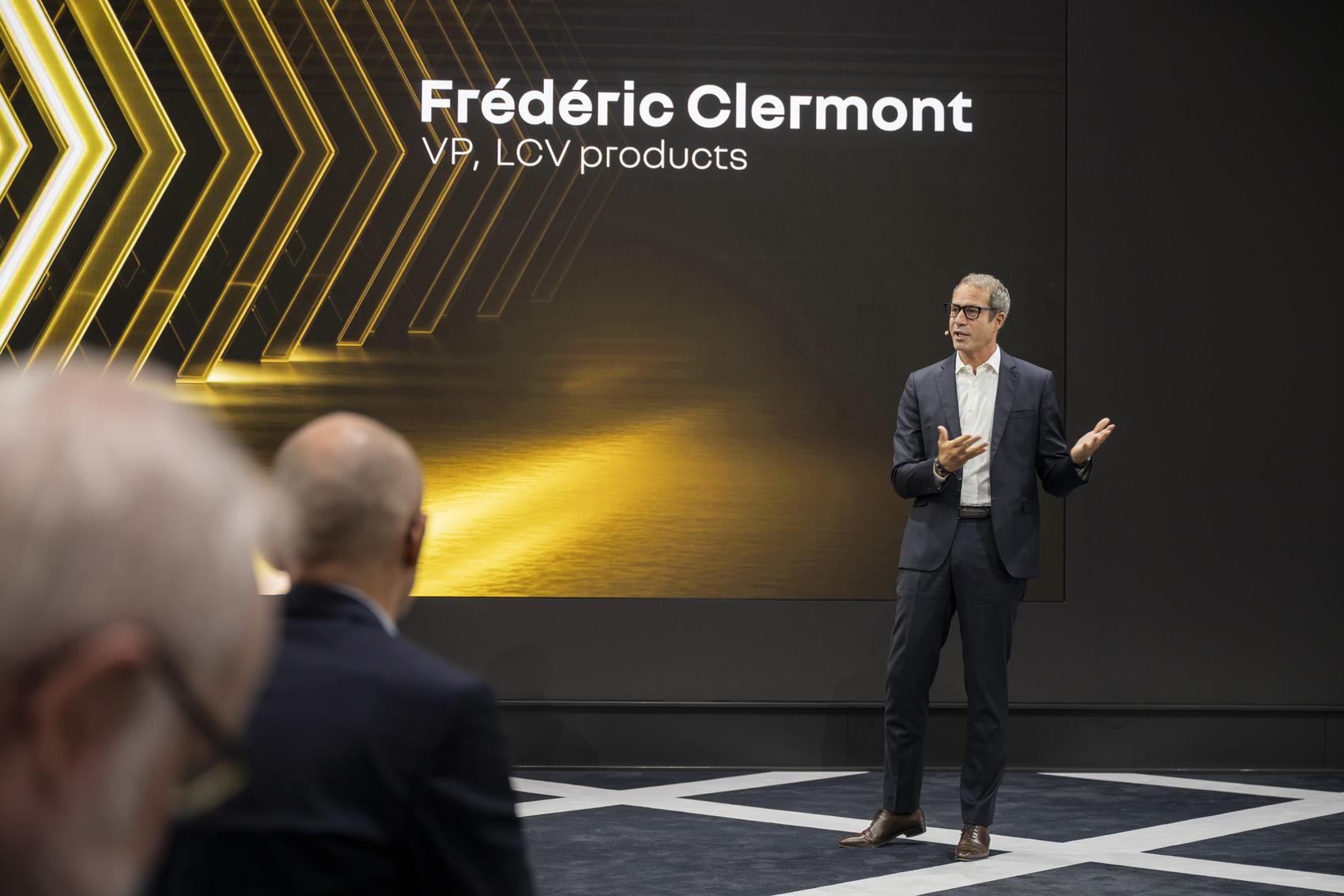 Intervento di Frédéric Clermont, VP LCV Products, alla IAA Transportation 2026.