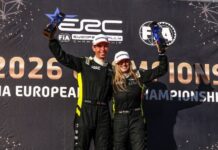 TIMO SCHULZ CONQUISTA IL TITOLO EUROPEO JUNIOR RALLY Timo Schulz with co-driver Maresa Lade.