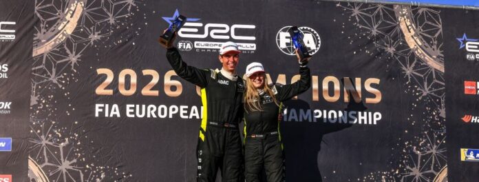 Timo Schulz with co-driver Maresa Lade.