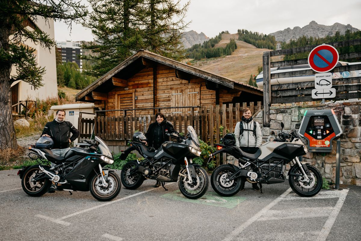 Zeromotorcycles GWR. Louis Renaud, Jenny Brookes, Jelle Verstaen. 